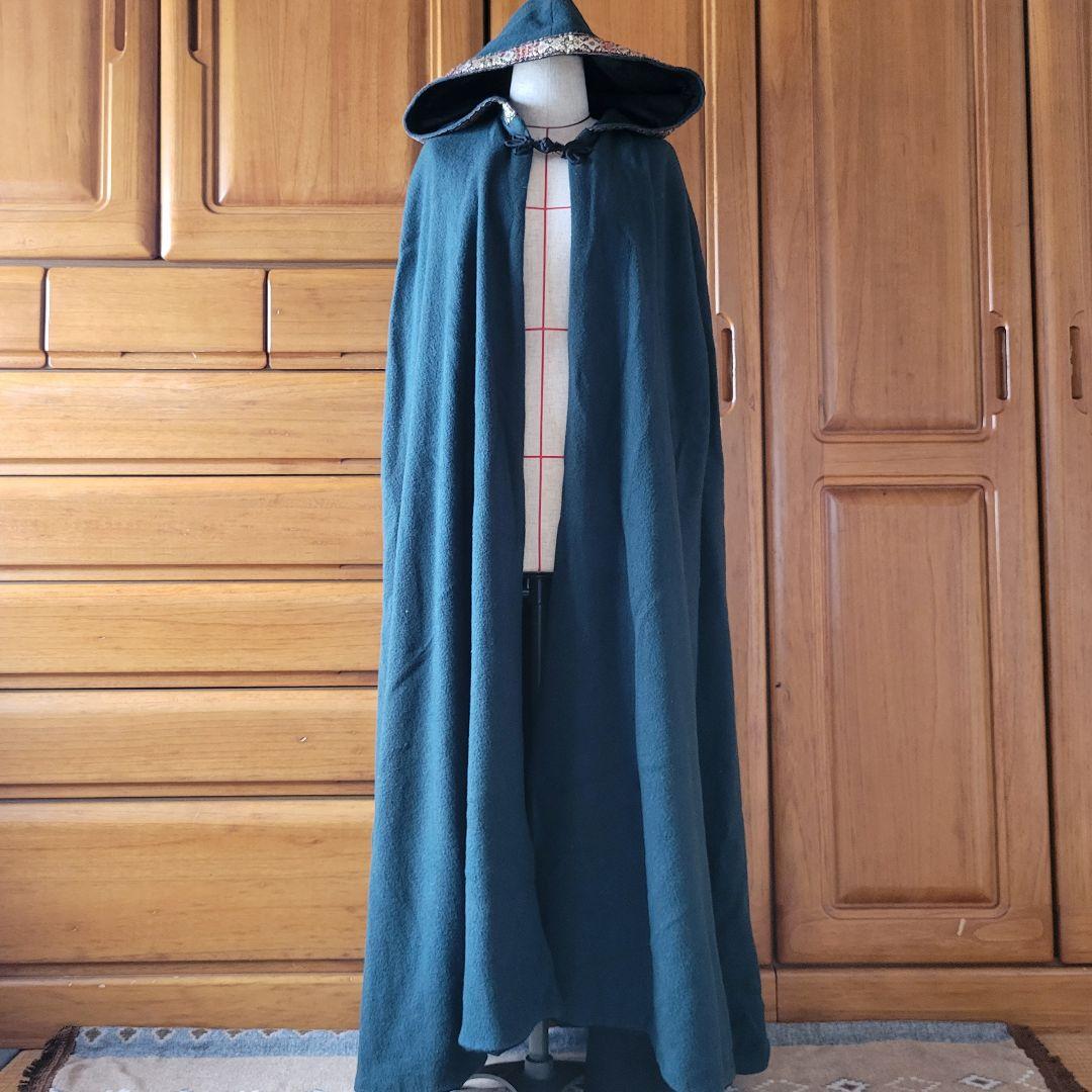 フード付きロングマント グリーン アナと雪の女王 アナ ラプンツェル