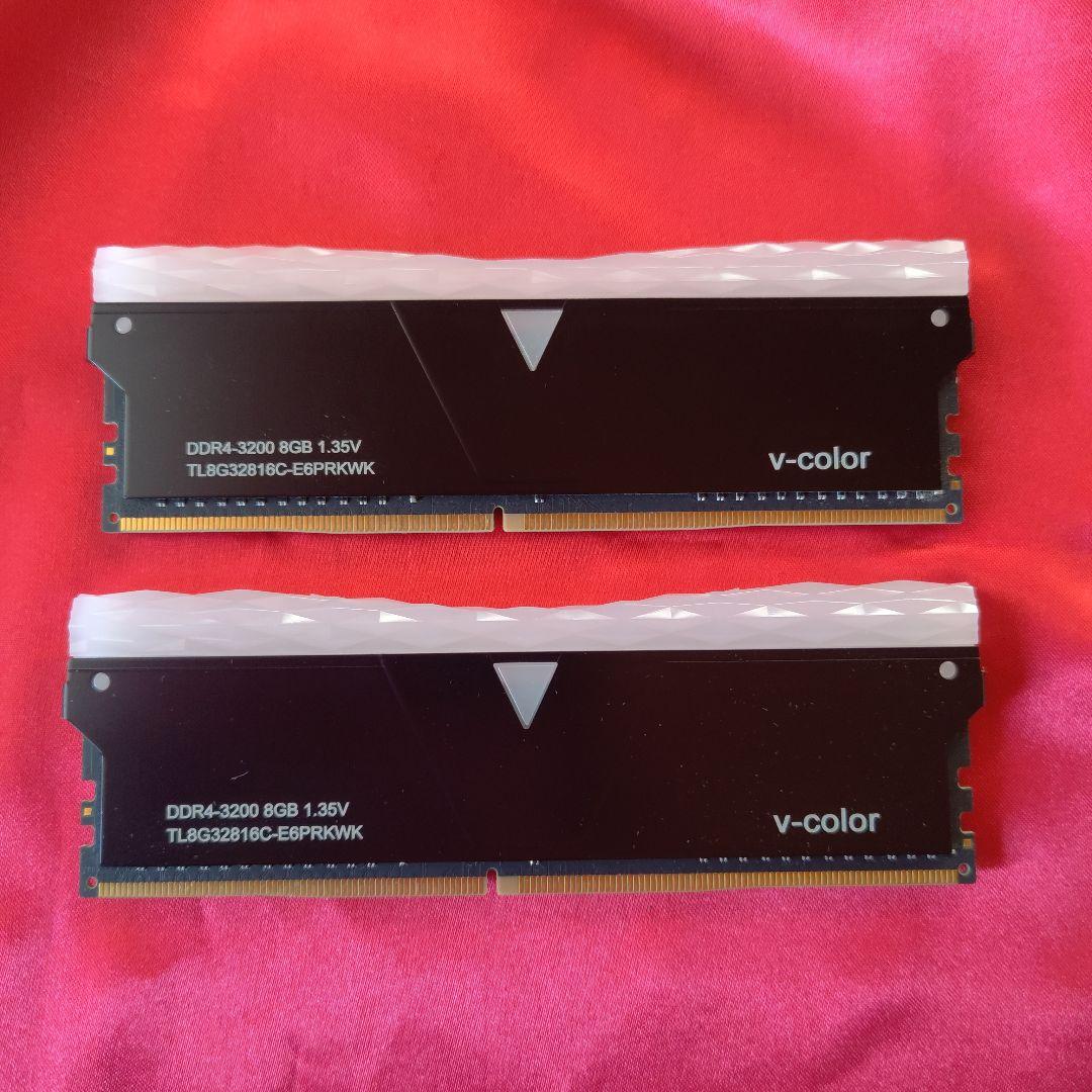 v-color DDR4-3200 8GB メモリ 2枚セット Amazon.co.jp: v-color Hynix IC サーバー用メモリ DDR4-3200MHz PC4