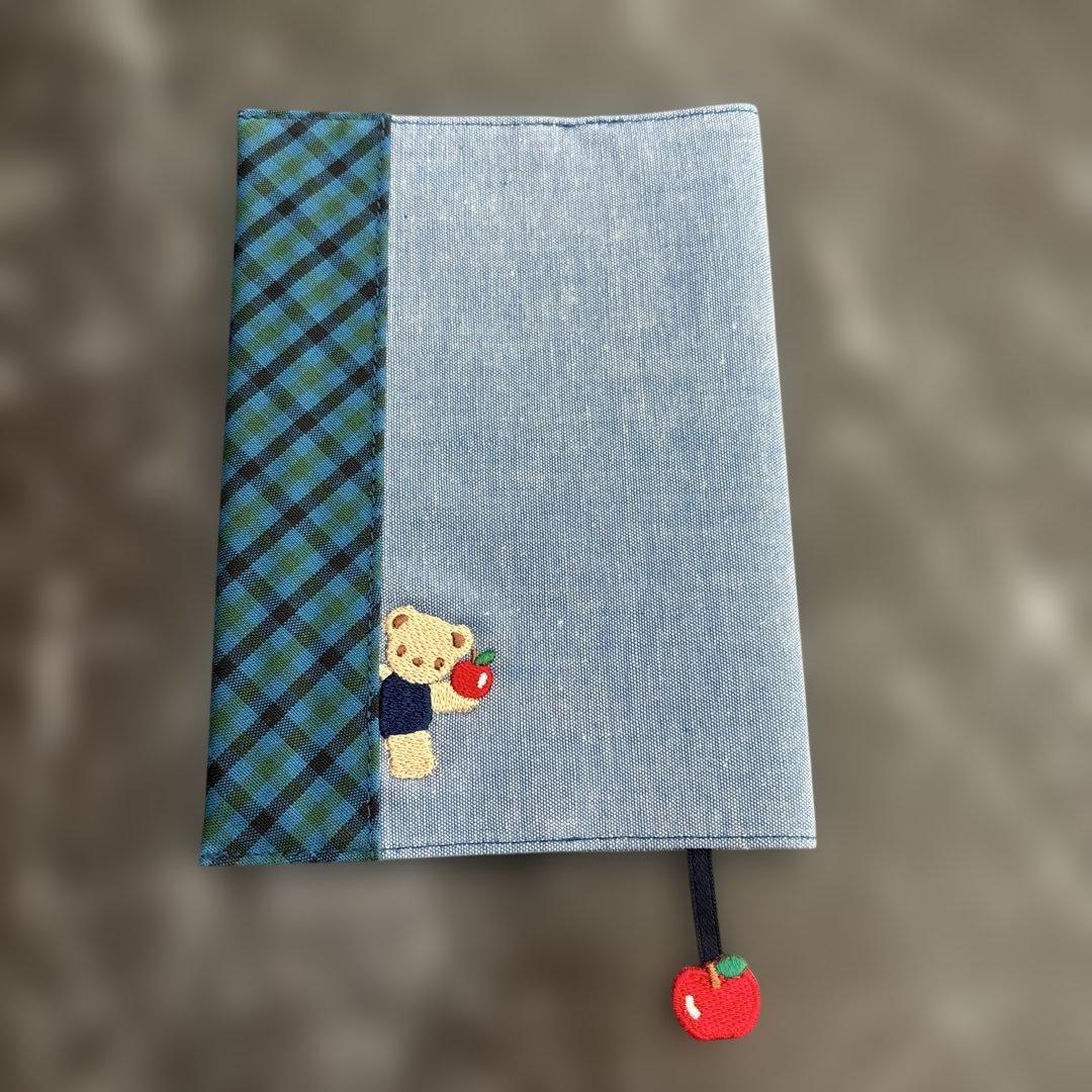 未使用）ファミリア ブックカバー ブルー 文庫本サイズ - メルカリ