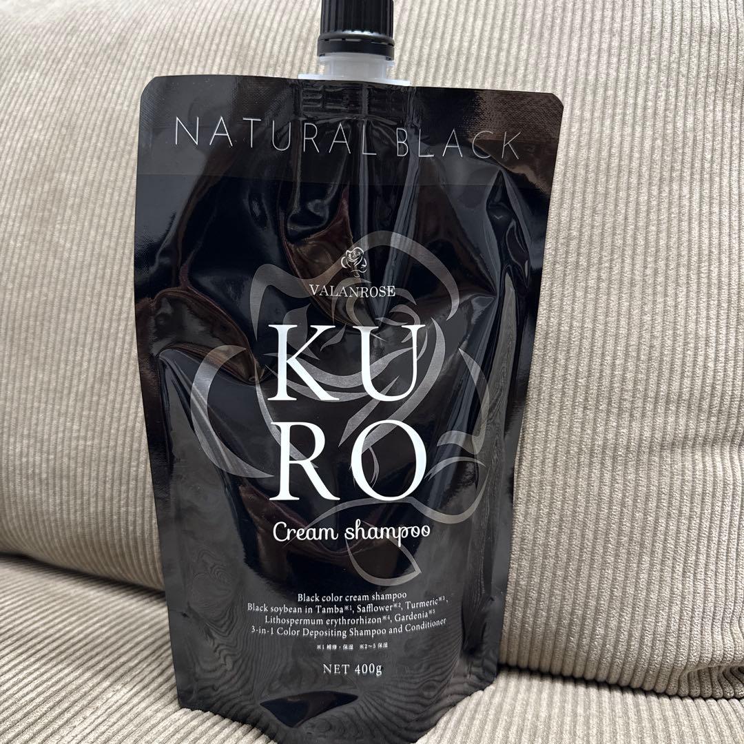 VRクロクリームシャンプー ナチュラルブラック400g - メルカリ