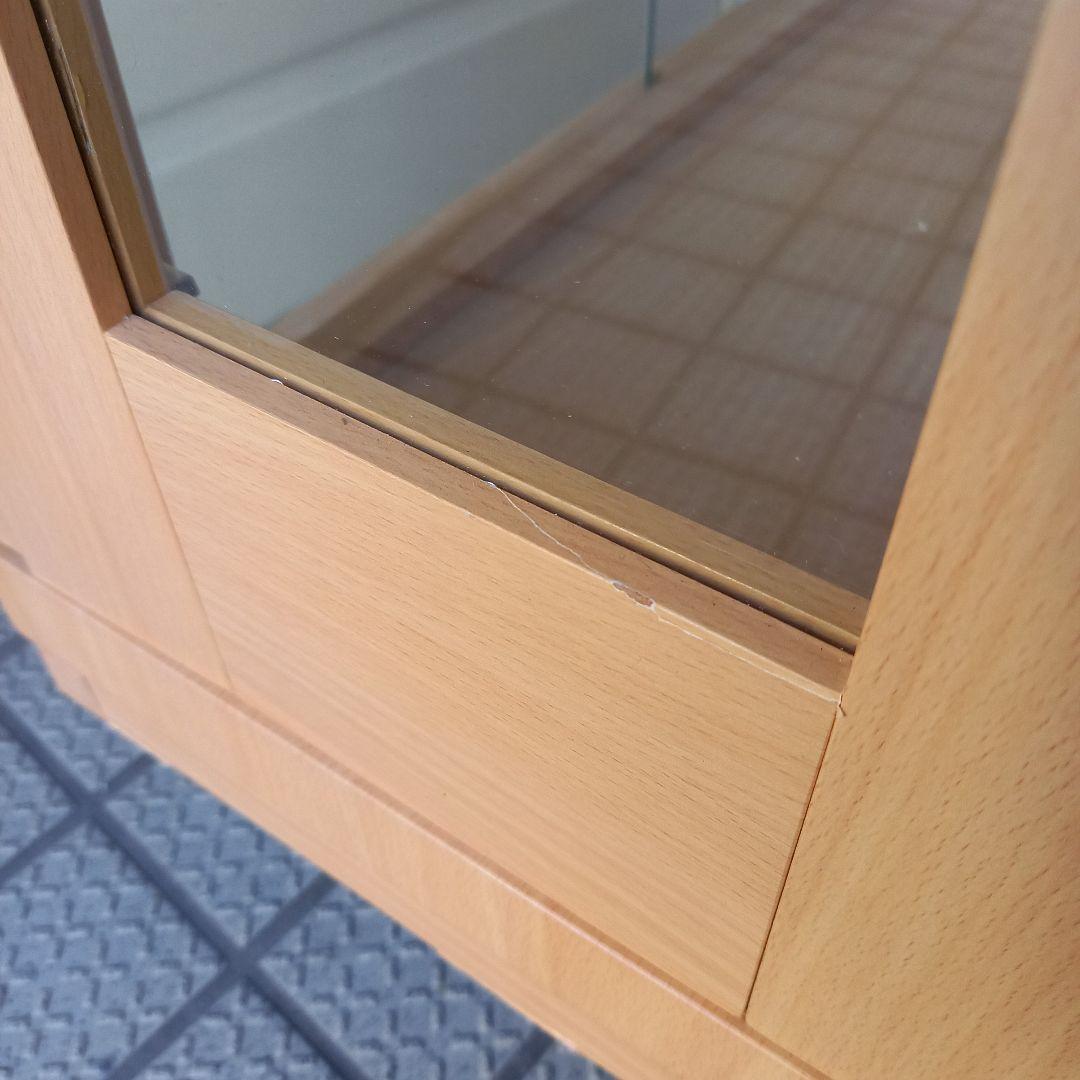 高さ160 幅62 奥行30(cm) コレクションケース 5段 ガラスケース