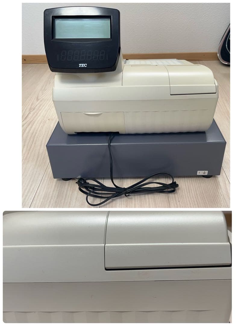 【動作OＫ】TEC 電子レジスター F S-1550 東芝テック -347-