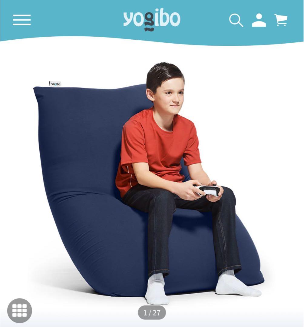 保証期間内・ほぼ新品】 Yogibo ミディ濃紺 Kaza様専用 - メルカリ