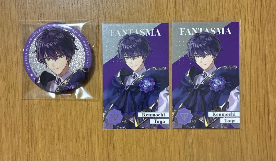 にじさんじ 8周年 剣持刀也 缶バッジ カード - メルカリ