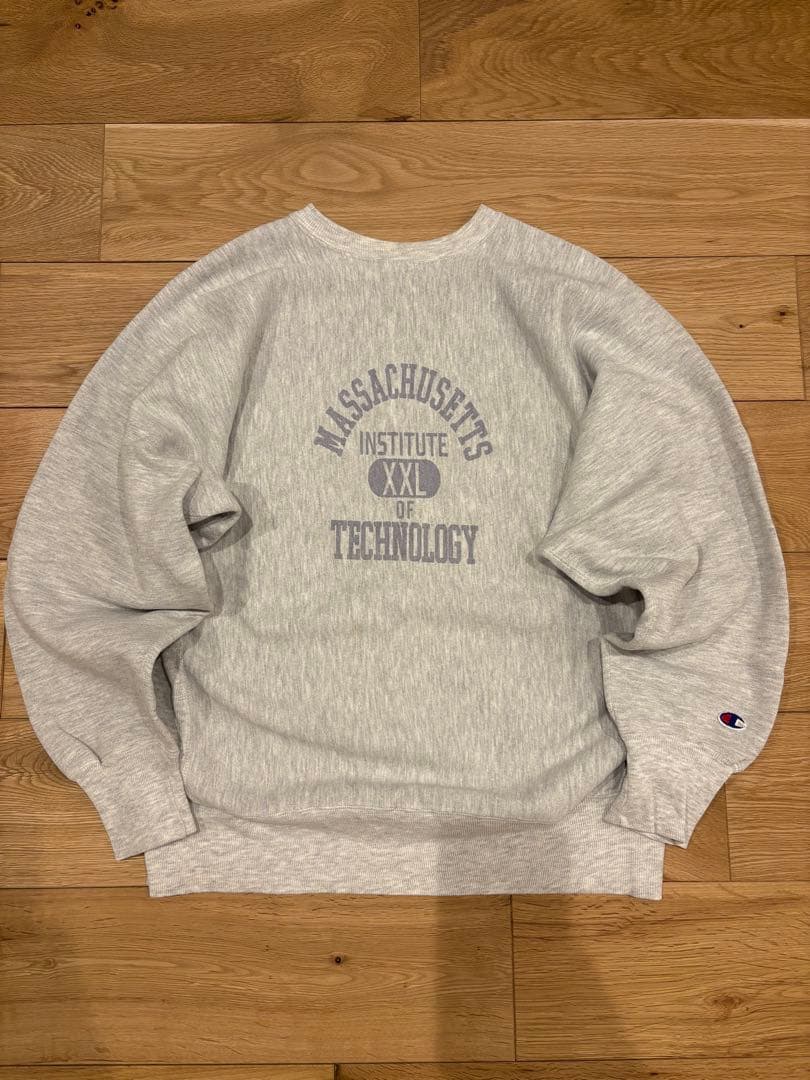 美品！激レア チャンピオンリバースウィーブ グレー 染み込み5段