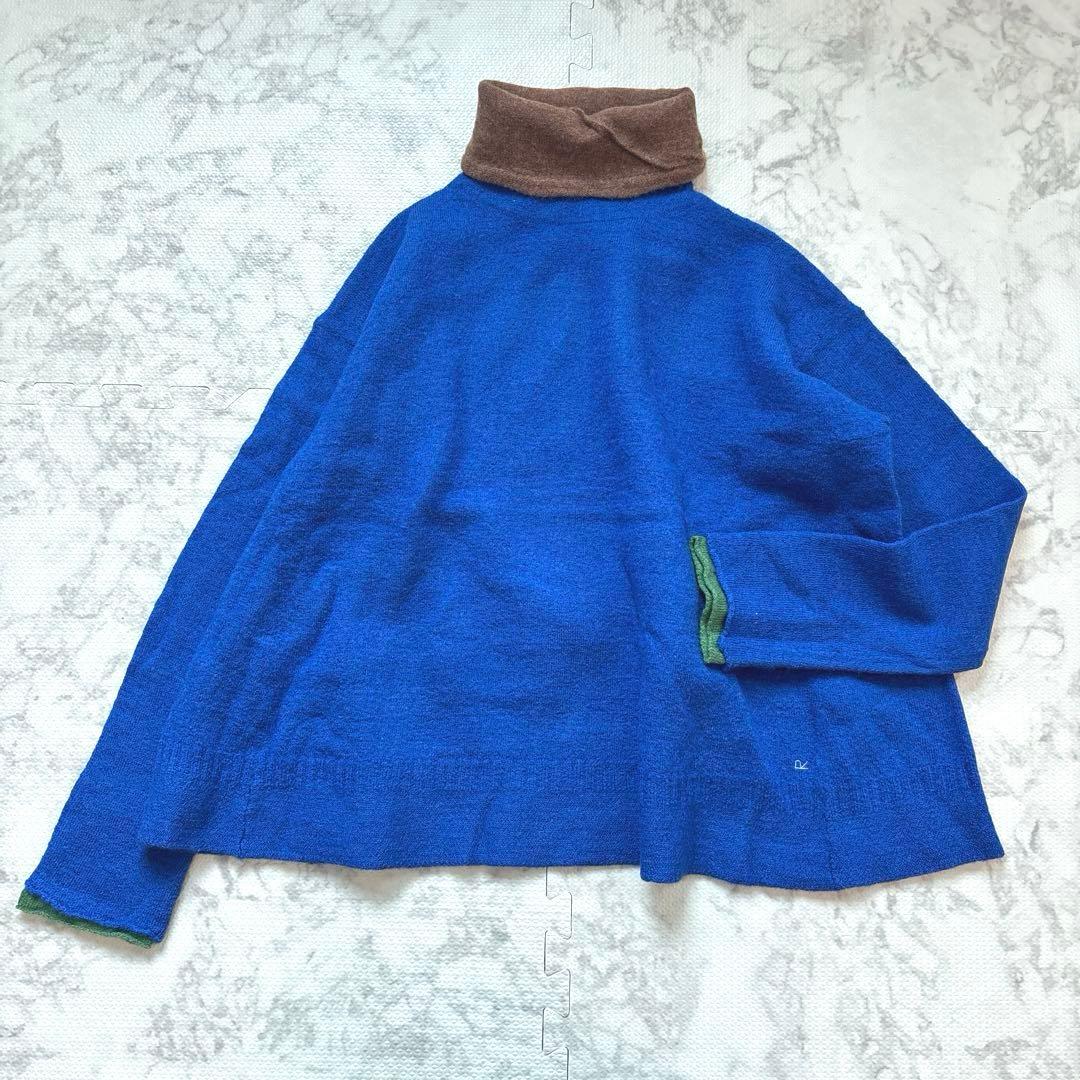 45R クレリックのタートルネックニット ウールカシミヤ ワイド