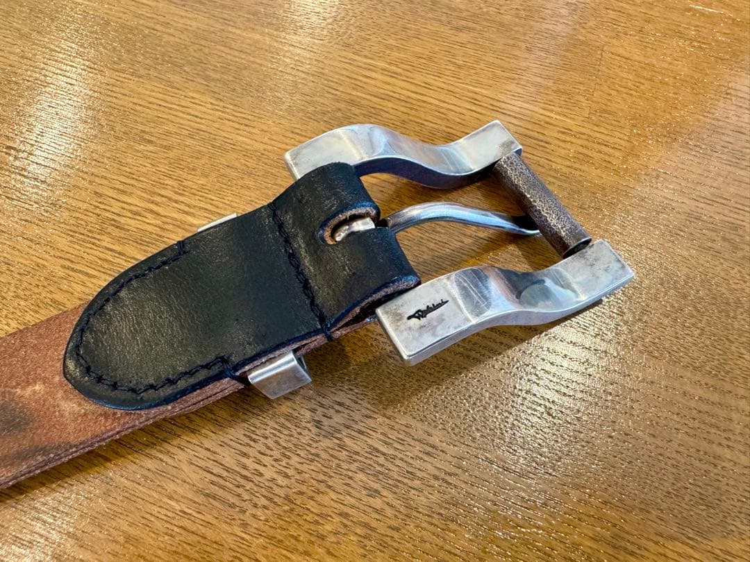 studio wokini ブライドルレザーベルト lynch cholos - メルカリ