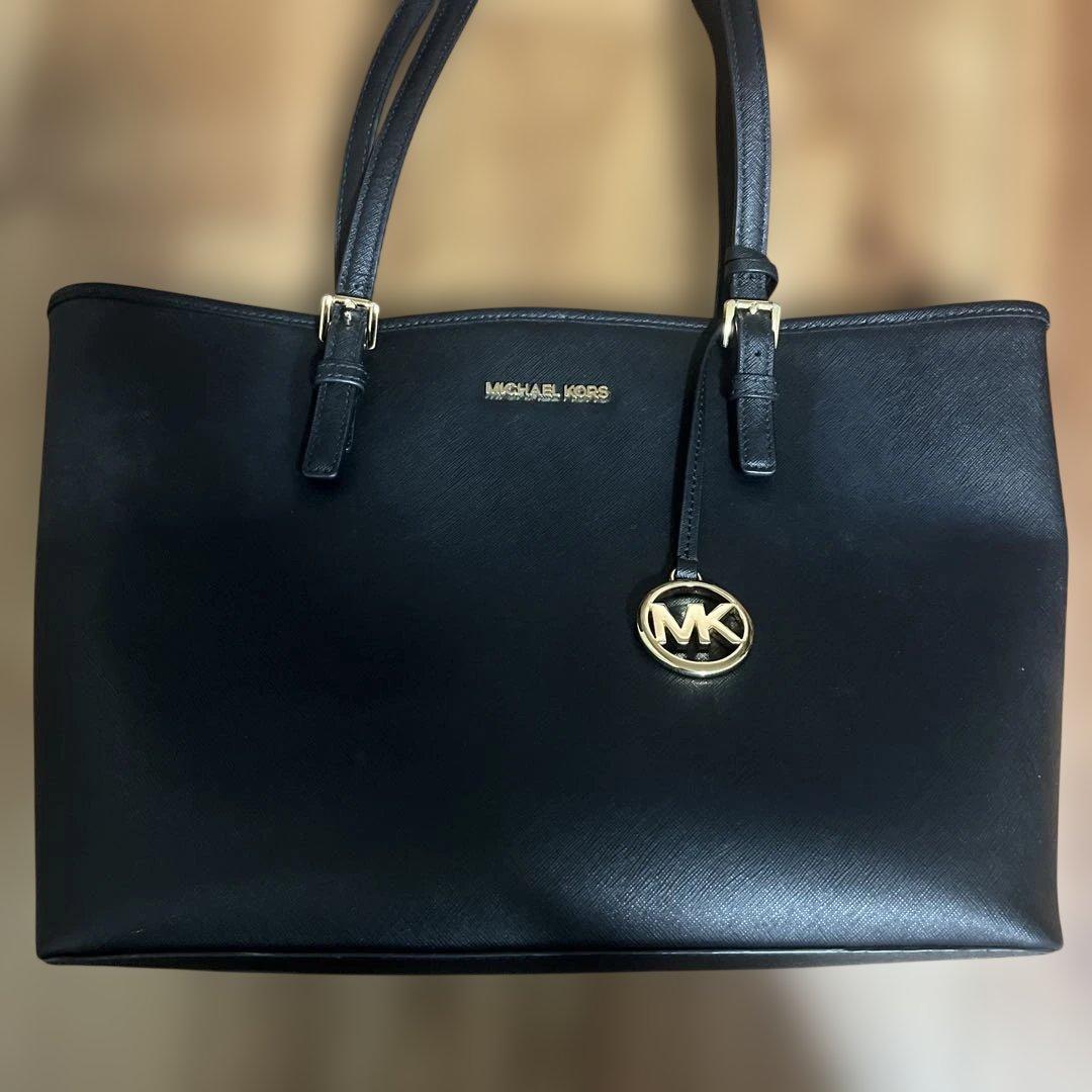 MICHAEL KORS 黒 ビジネスバッグ - メルカリ