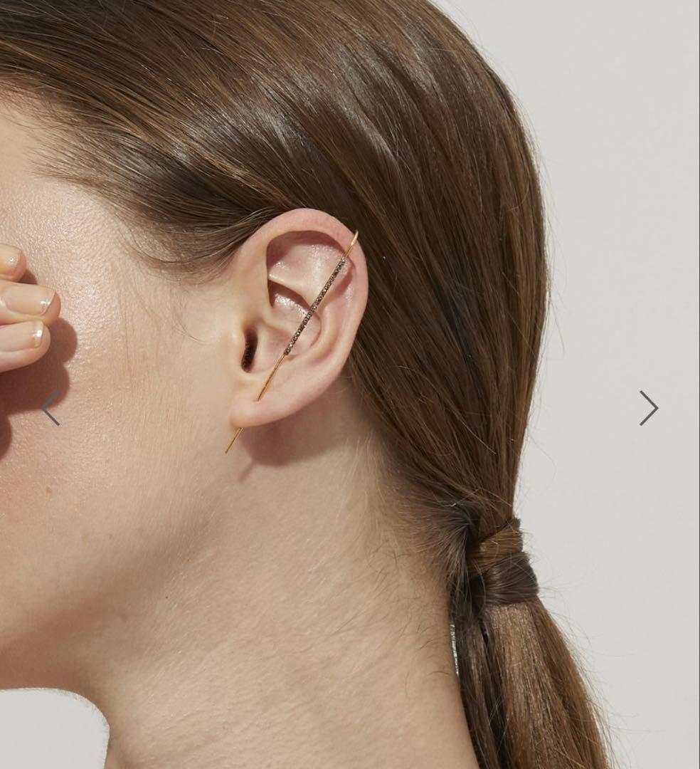 ARTIDA OUDパヴェダイヤモンド イヤーカフ ピアス glimmer] H pave diamonds ear cuff｜ARTIDA OUD（アルティーダ ウード）