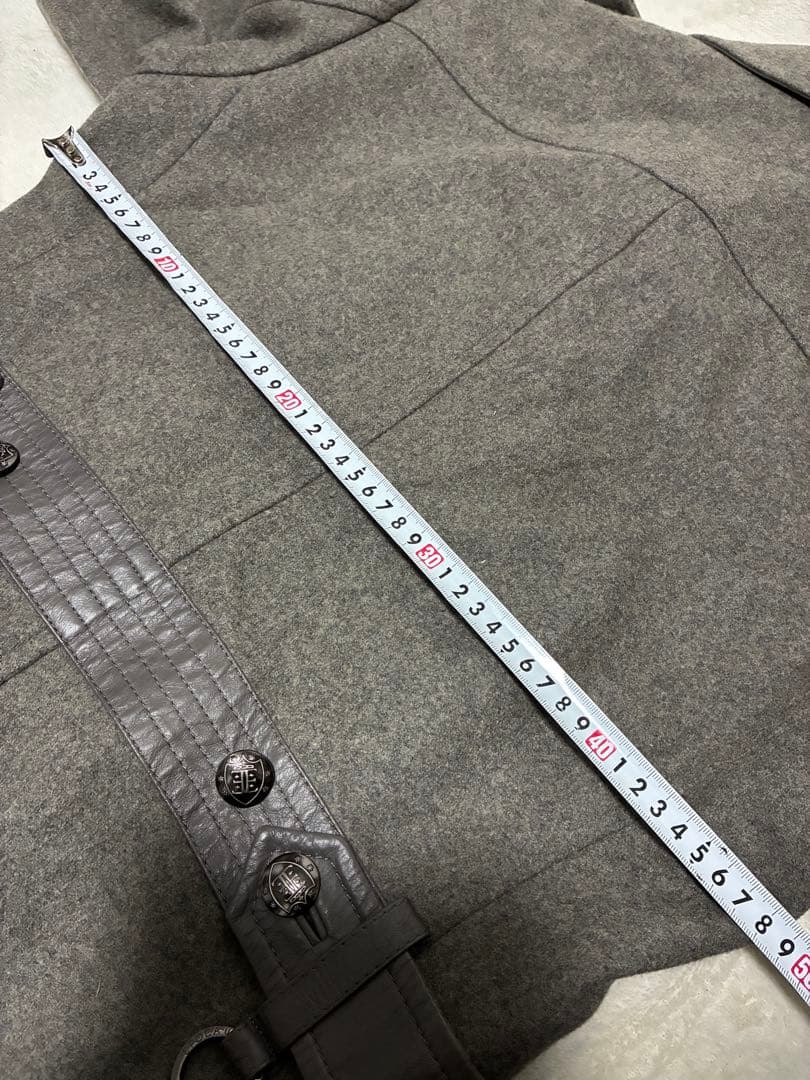 epoca uomoウールコートグレーサイズ44 Sロングコート - メルカリ