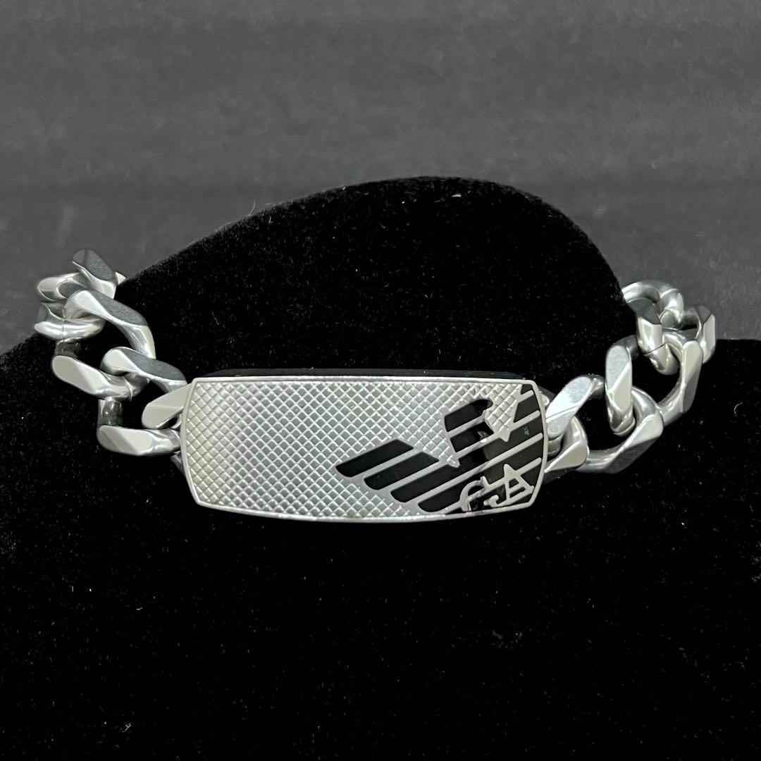 ユージ様専用 エンポリオアルマーニ 極太 喜平 ブレスレット ロゴ