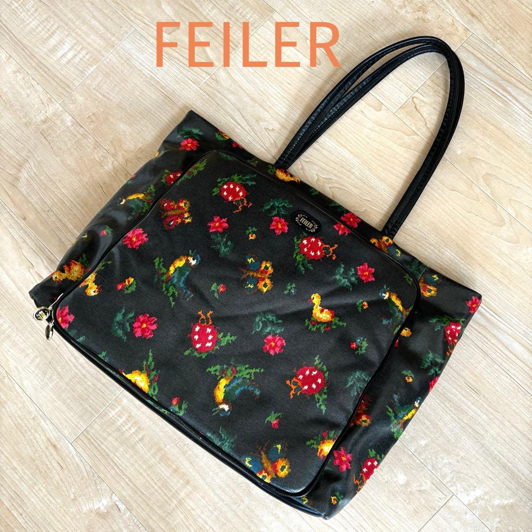 フェイラー トートバッグ マザーズバッグ ハイジ柄 大容量 - メルカリ