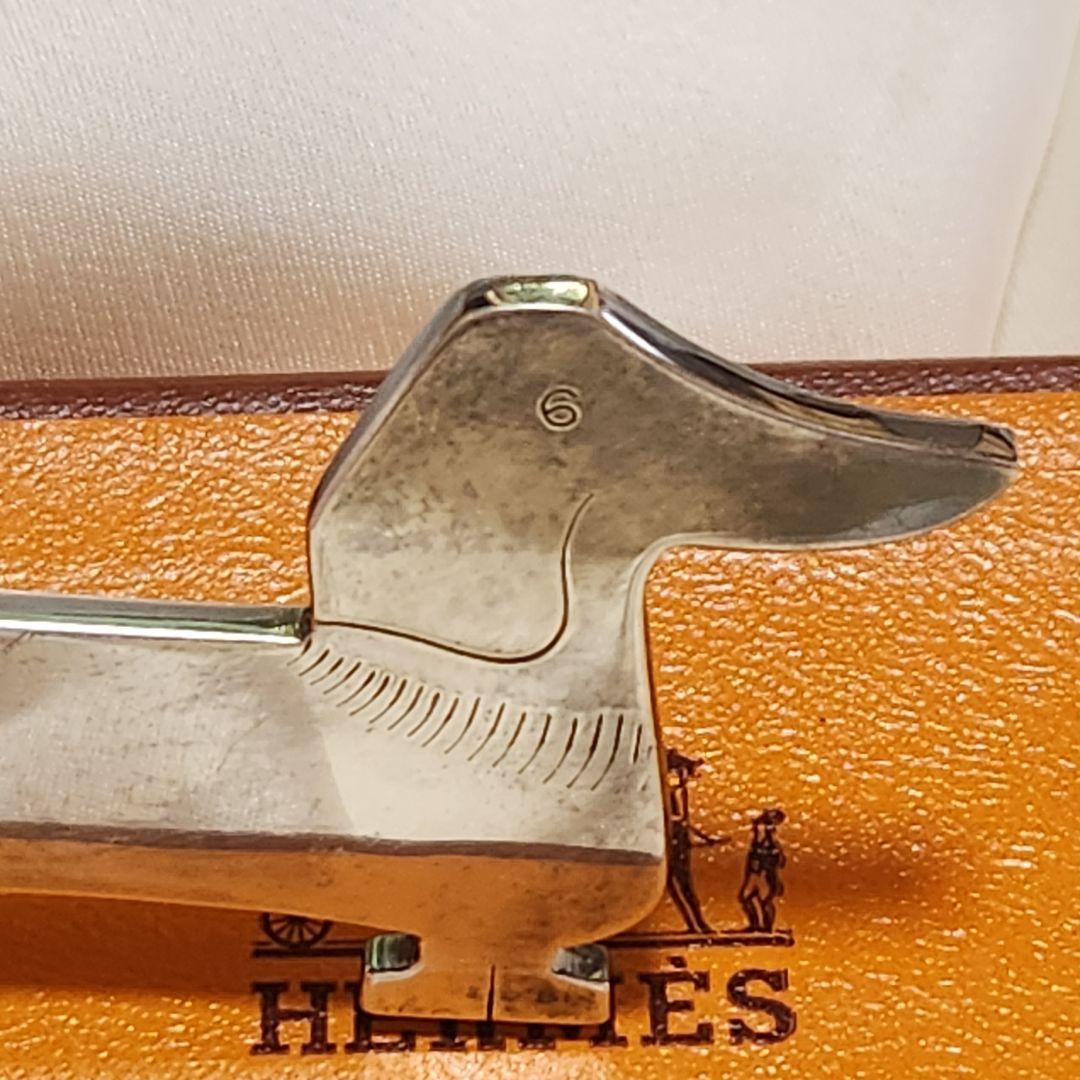 エルメス　ヴィンテージ　ペーパーナイフ　ダックスフンド