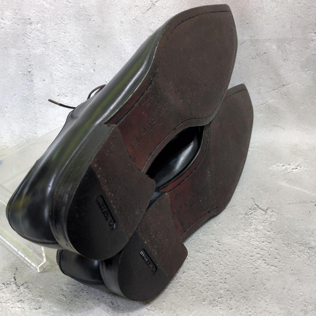 a.testoni ア・テストーニ ストレートチップ革靴 イタリア製 黒