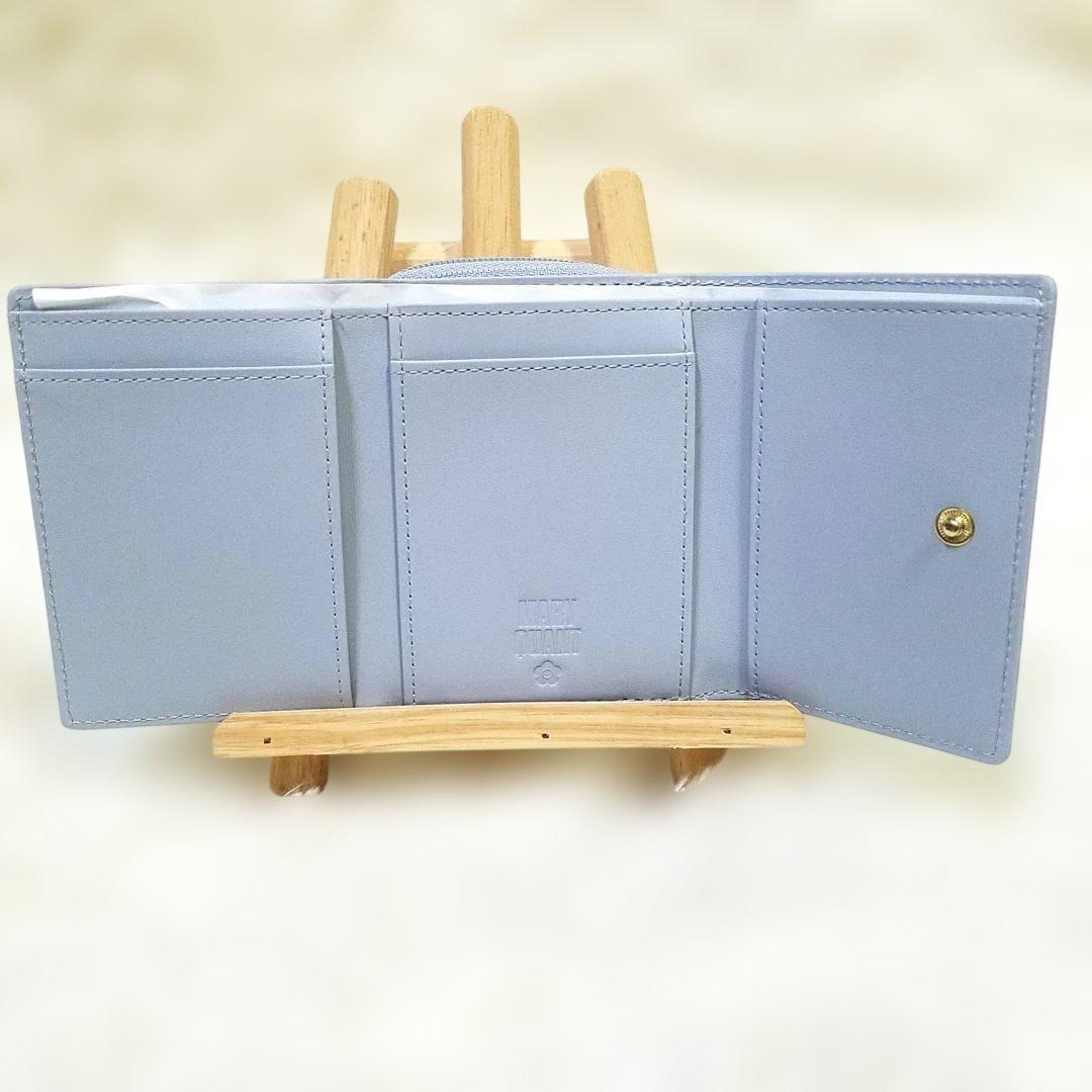 新品・未使用】マリークワント フーリーDパッチ ミニウォレット レザー