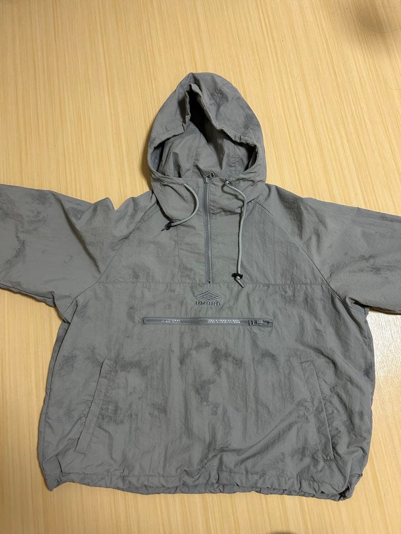y*1様 UMBRO Anorak Pullover Jacket グレー
