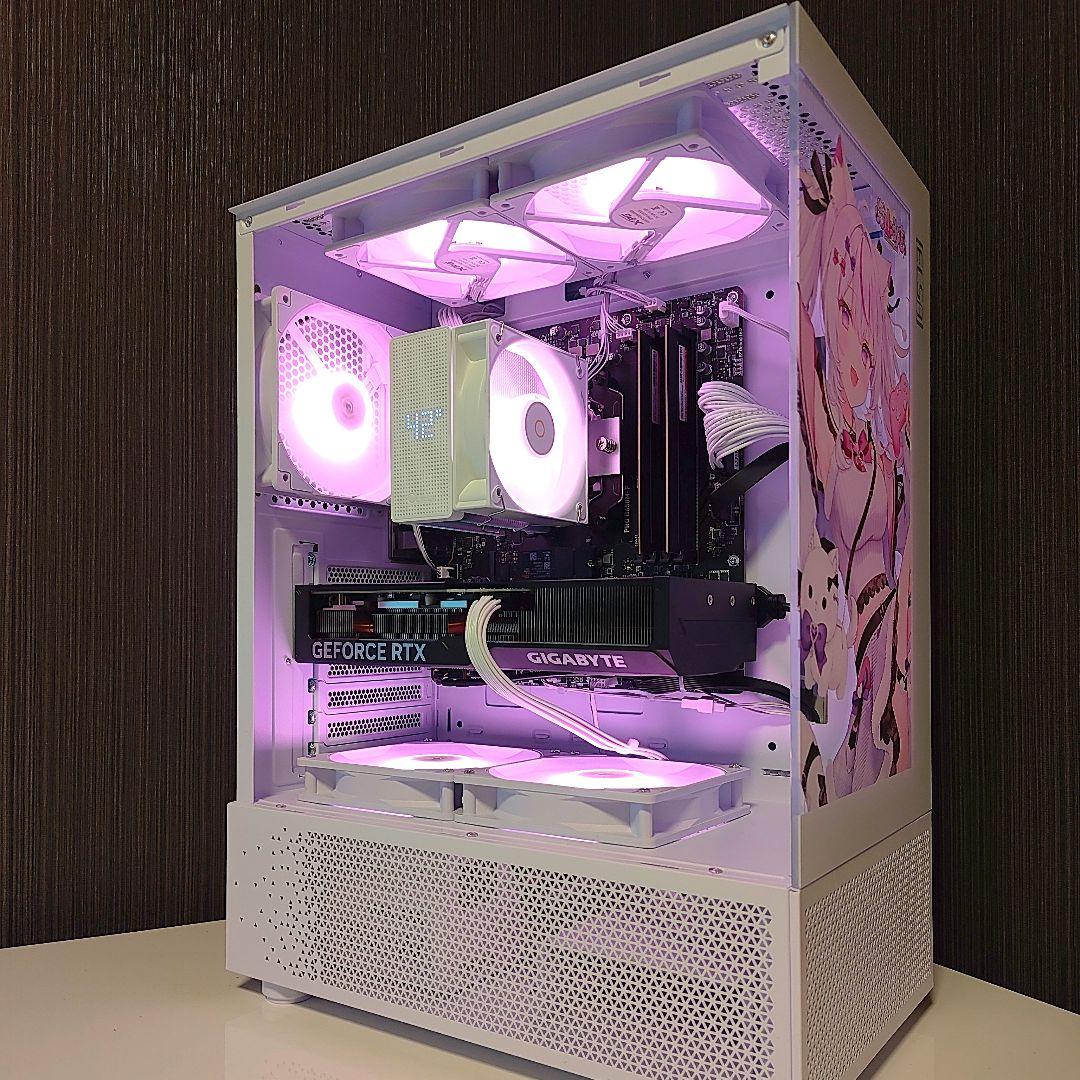 猫山みあ×ELSAコラボケース ゲーミングPC】デスクトップ／キャラクター