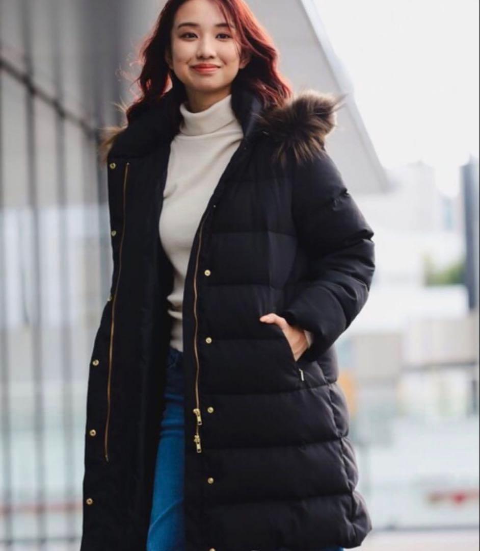 ☆極美品☆ ビ―ミングbyビームス定価33,000円 河田ロングダウン 墨色 S