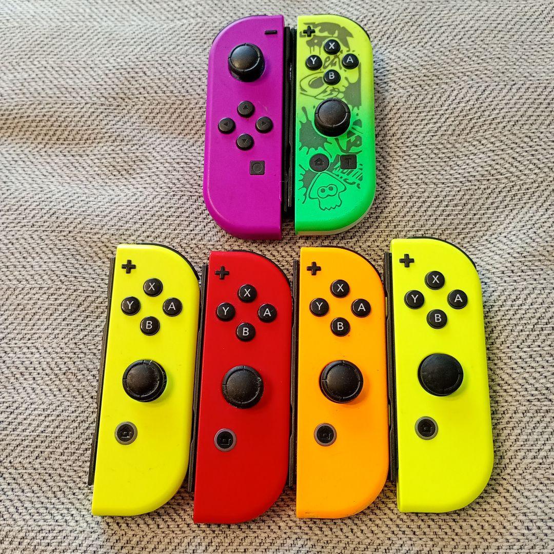 純正5社外1ジャンク】NintendoSwitchJoyConコントロー6個② - メルカリ
