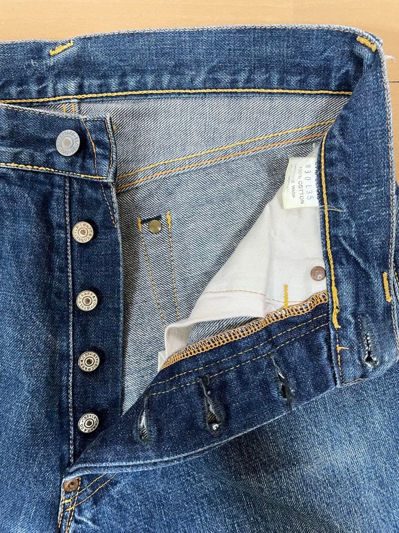 EVISU No.2 Lot.2501xx W30×L35 ピンク大黒 初期 - メルカリ