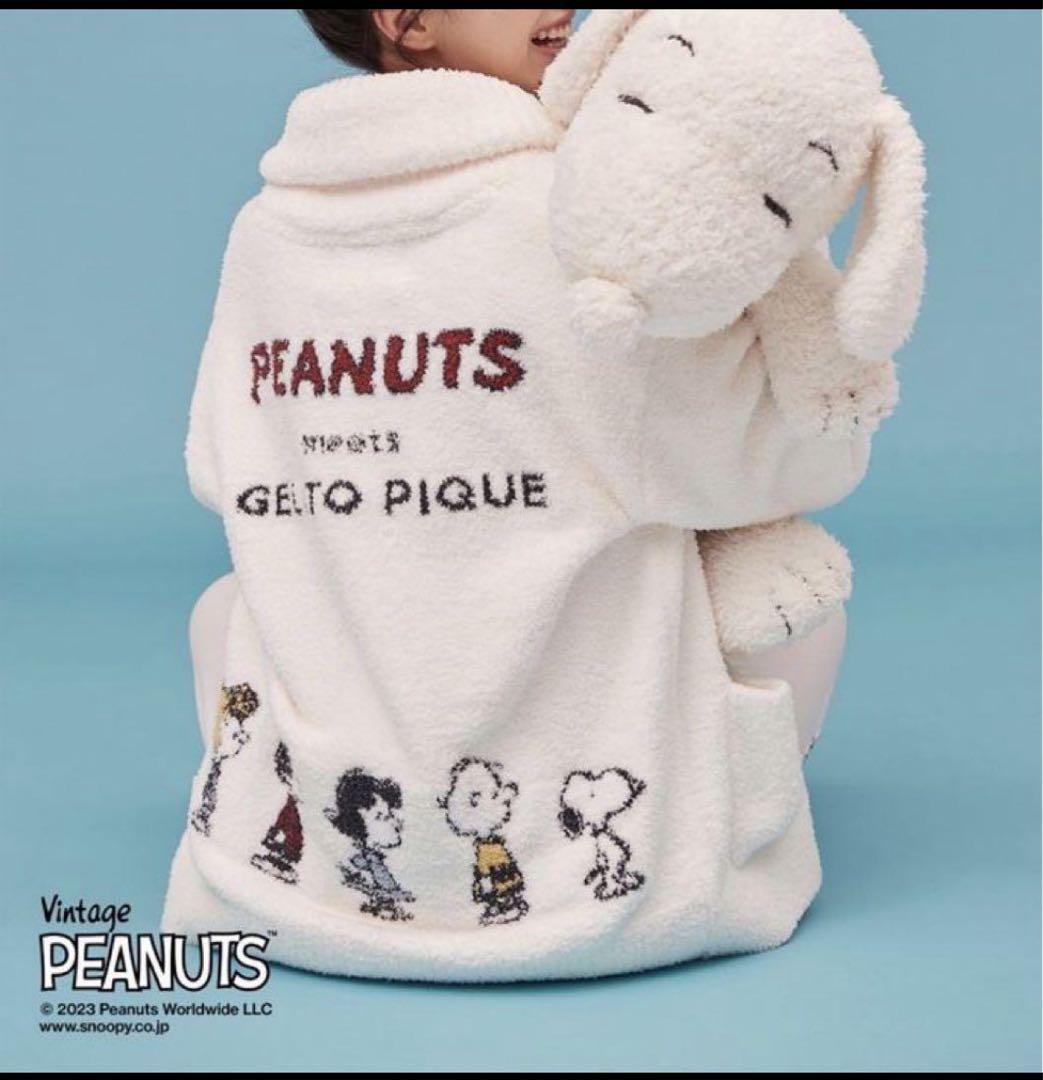 ジェラピケ スヌーピー カーディガン ジェラートピケ - メルカリ