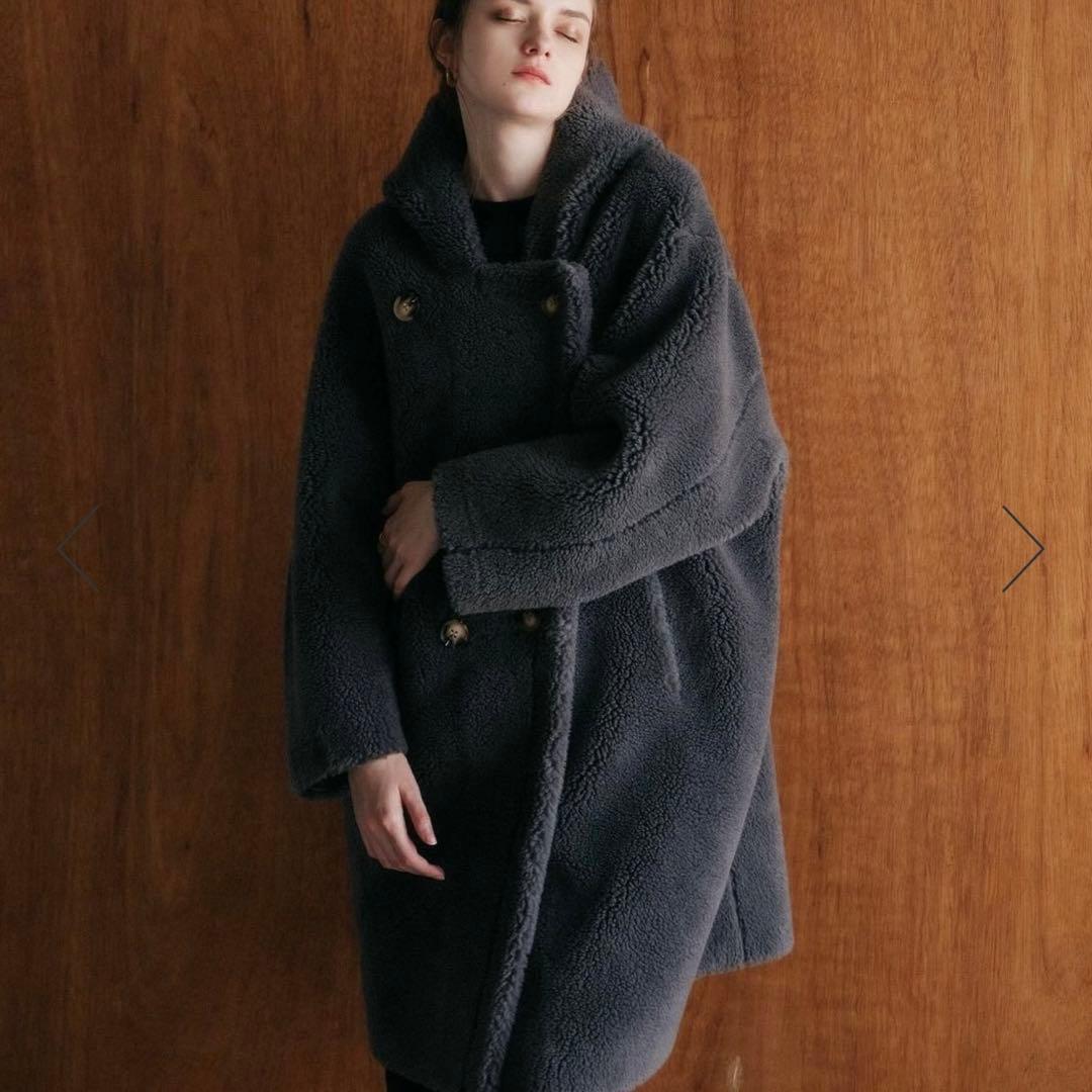 未使用 KARRY キャリー long boa coat - メルカリ