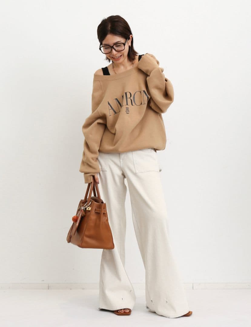 新品☆L'Appartement アメリカーナCREW NECK SWEAT - メルカリ