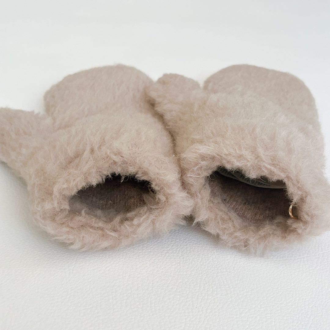 23AW Max Mara テディベア 手袋 OMBRATO アルパカ ウール