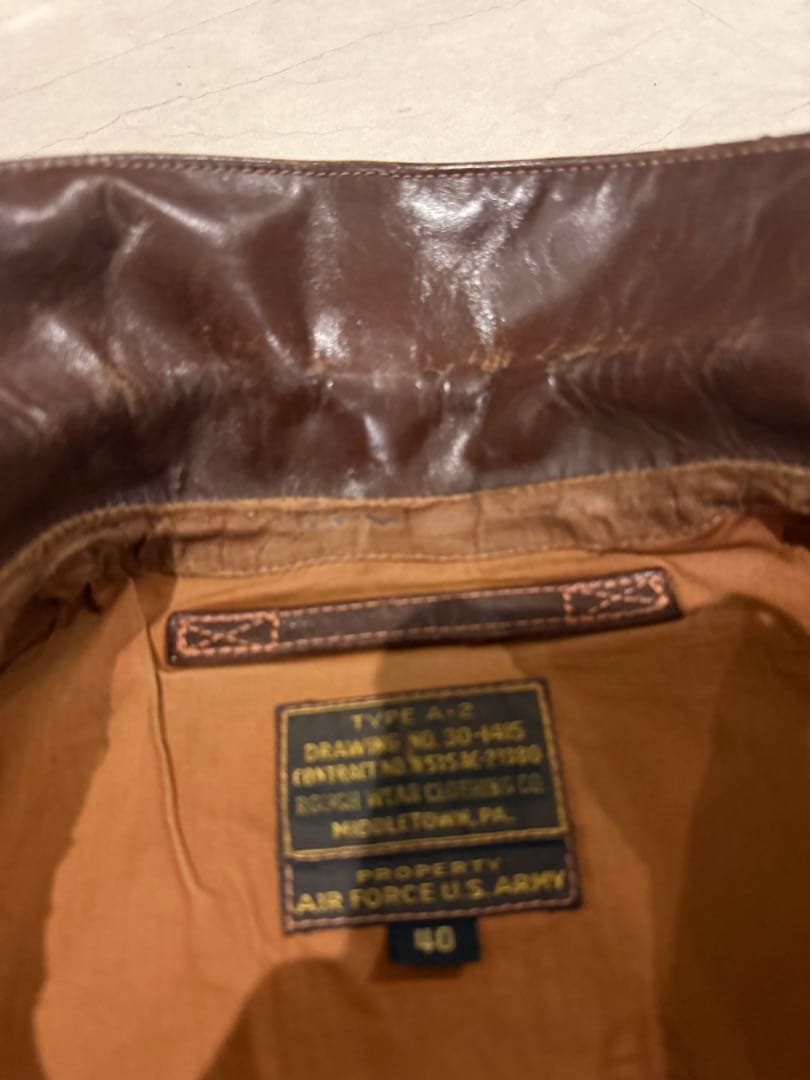 dai様専用 旧マッコイ A-2 ROUGH WEAR 実名復刻 40 - メルカリ