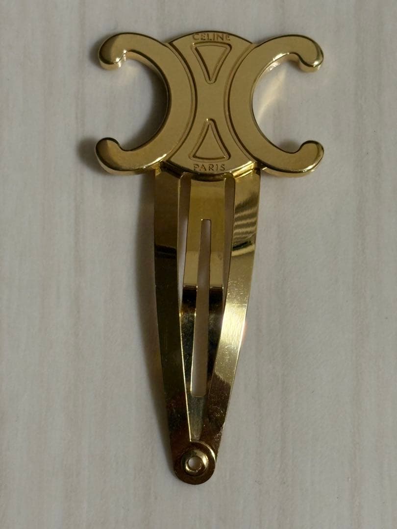 CELINE セリーヌ トリオンフ ヘアピン ゴールド ヘアアクセ ヘア