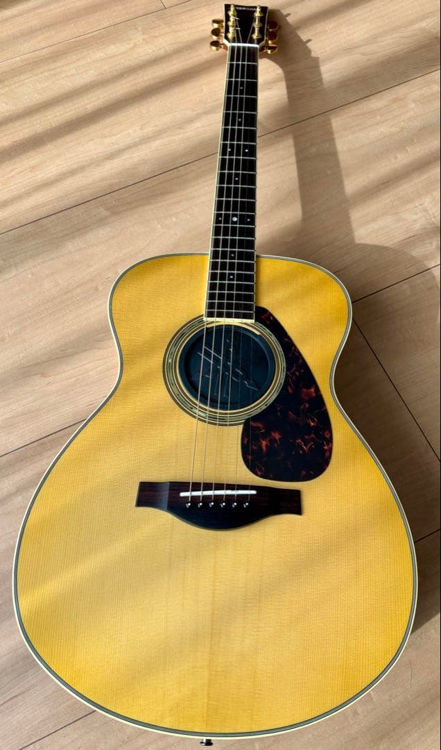 YAMAHA LS6 ARE 美品 Yamaha LS6 ARE Brown Sunburst Folk Guitar w/hard bag - KAOS Music