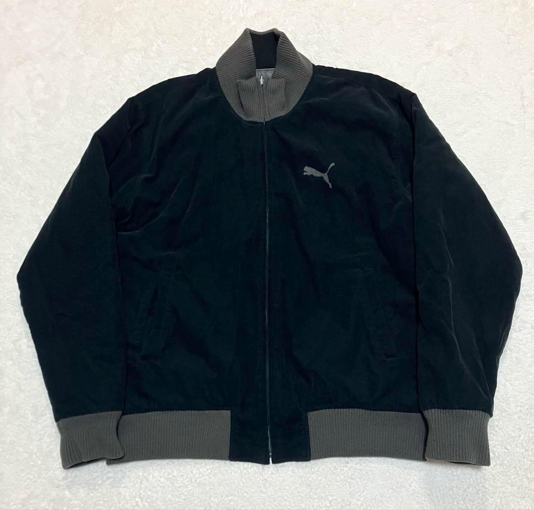 90s PUMAプーマ中綿入 リバーシブル キルティングジャケット