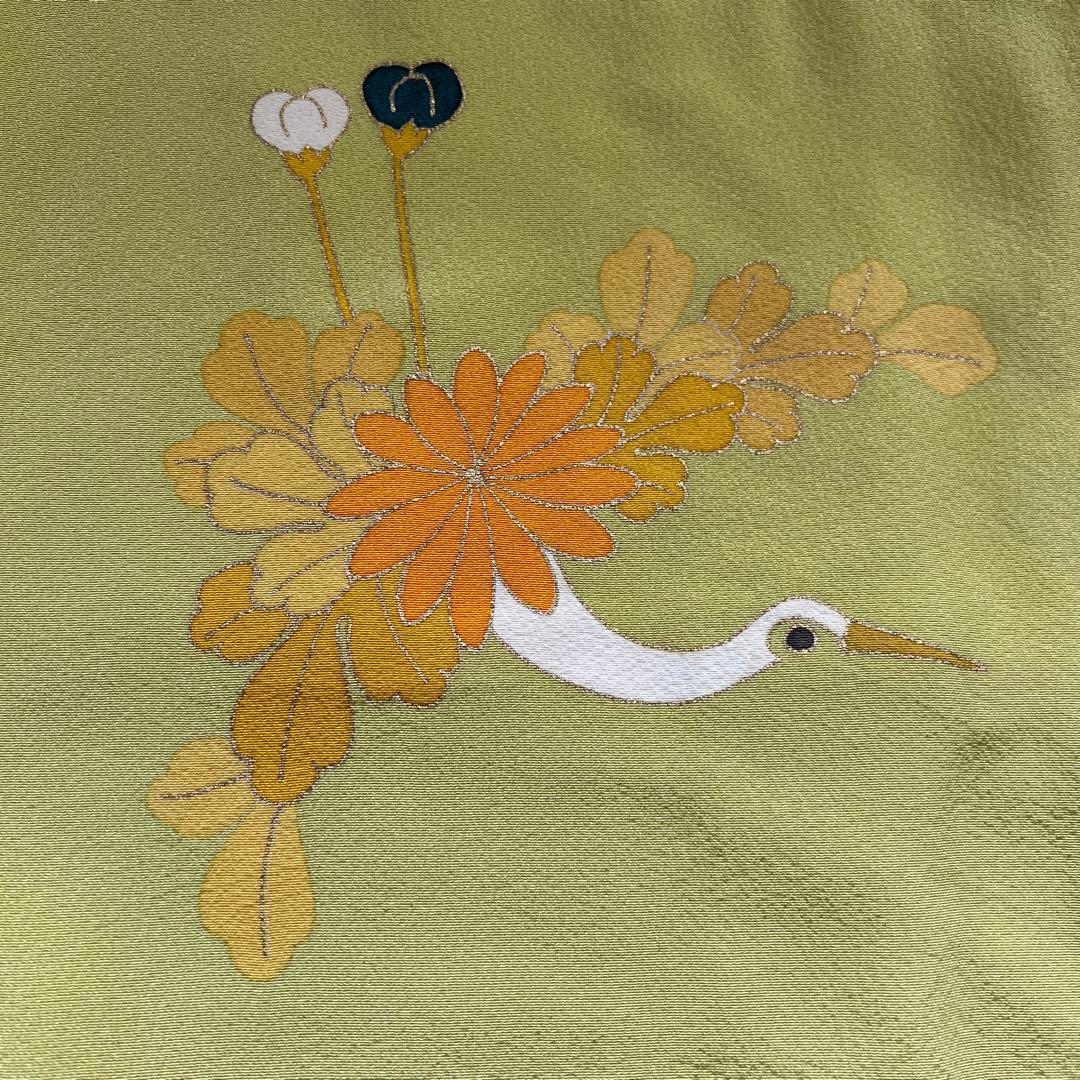 志ま亀 正絹 手描き訪問着 - メルカリ