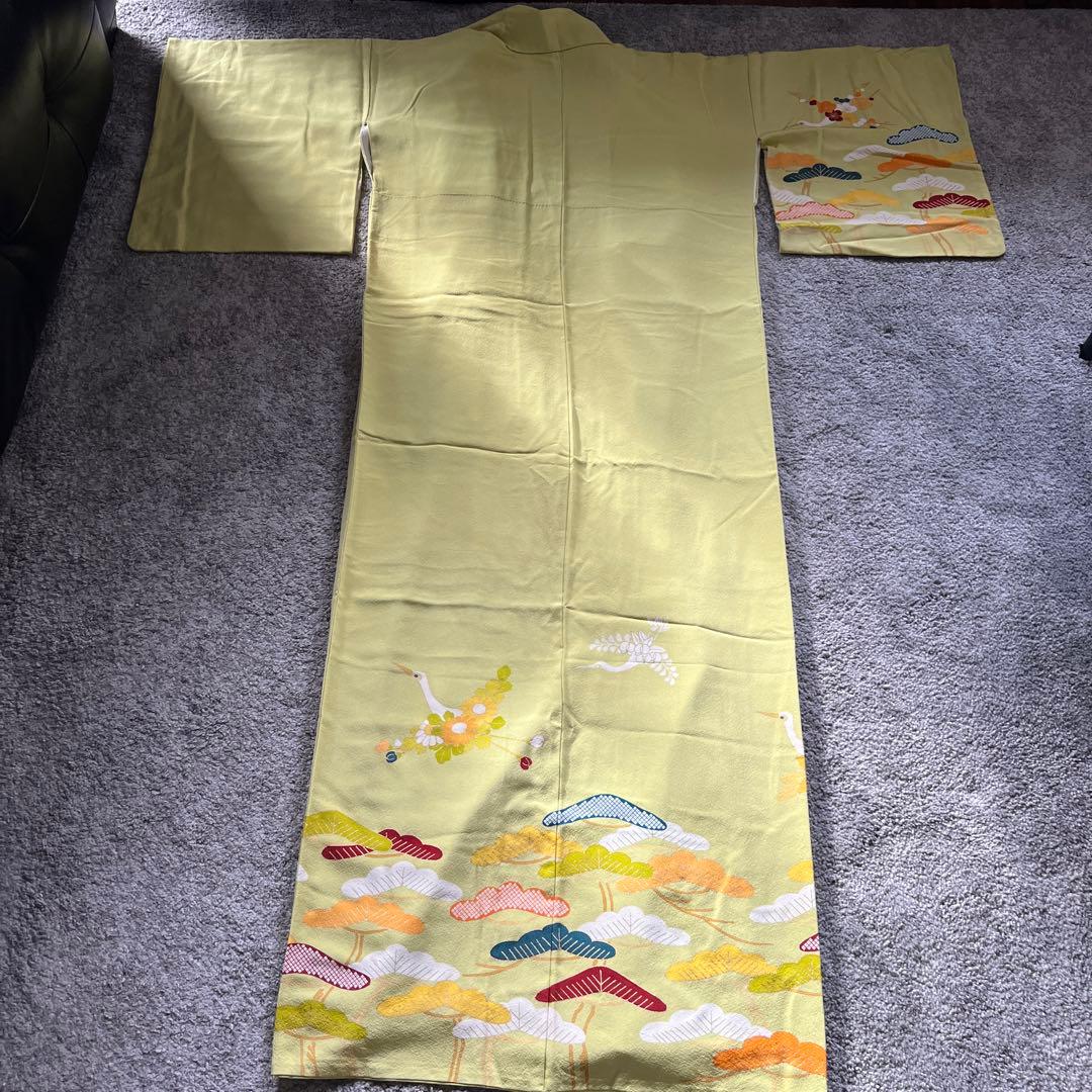 志ま亀 正絹 手描き訪問着 - メルカリ