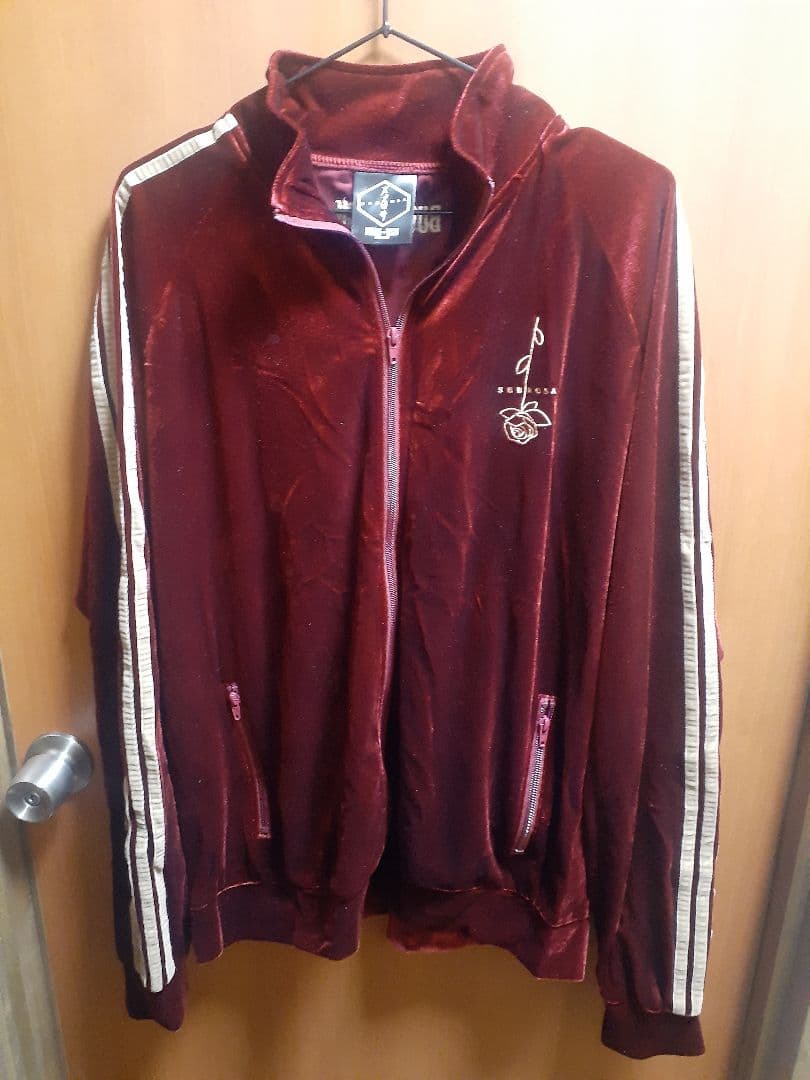 BUCK-TICK SUBROSA ベロアトラックジャケット バーガンディ L 商品詳細ページ | BUCK-TICK OFFICIAL WEB SHOP | ベロア トラック