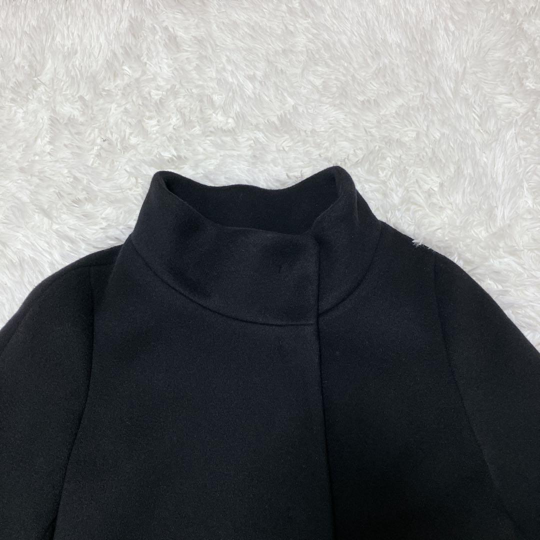 試着のみ✨定価6.8万 今季新作 ANAYI ウールビーバーショートコート 黒