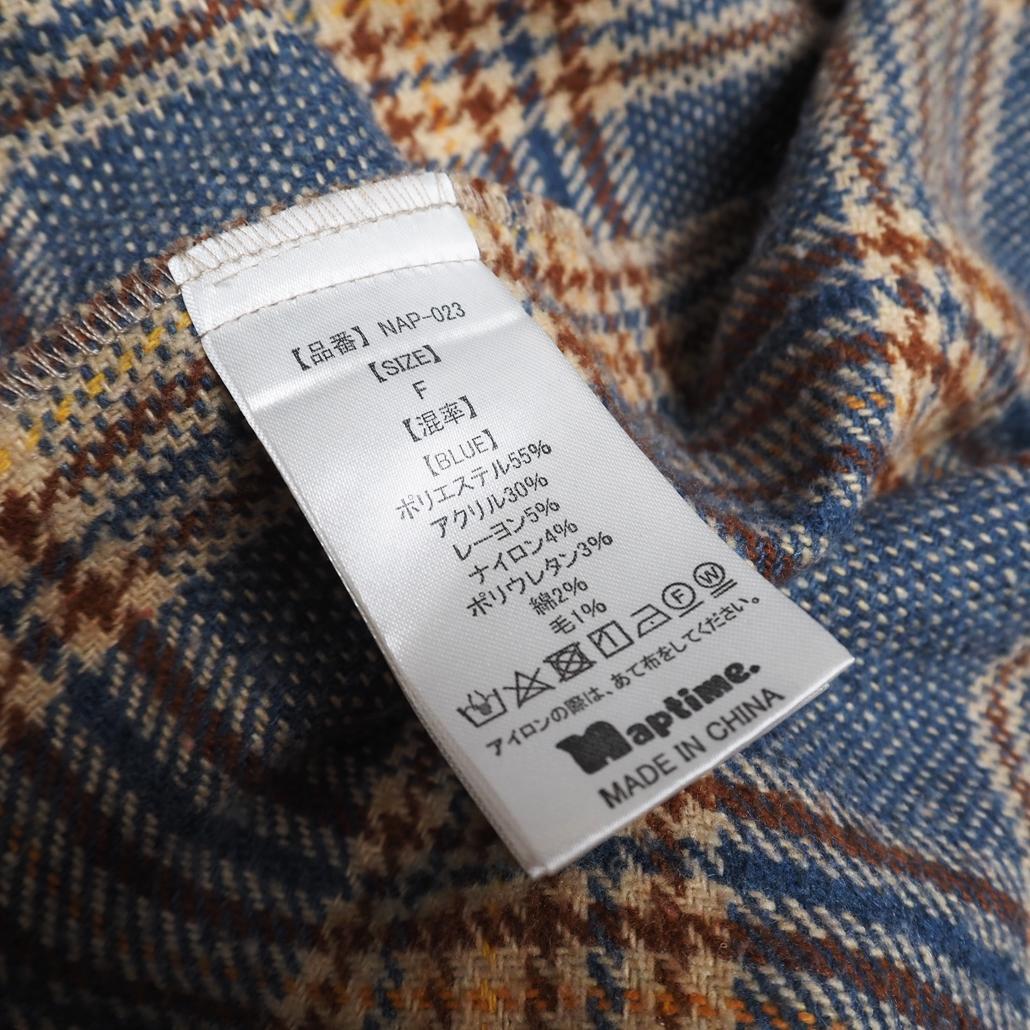 Naptime ナップタイム nap-023 チェックネルシャツ Nissy - メルカリ