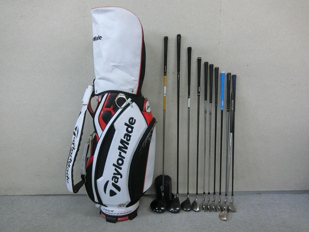 b735初心者用 テーラーメイド 等メンズゴルフ11本ハーフセット