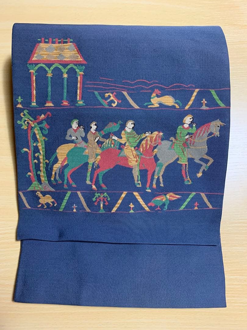 216 正絹 綴れ名古屋帯 - メルカリ