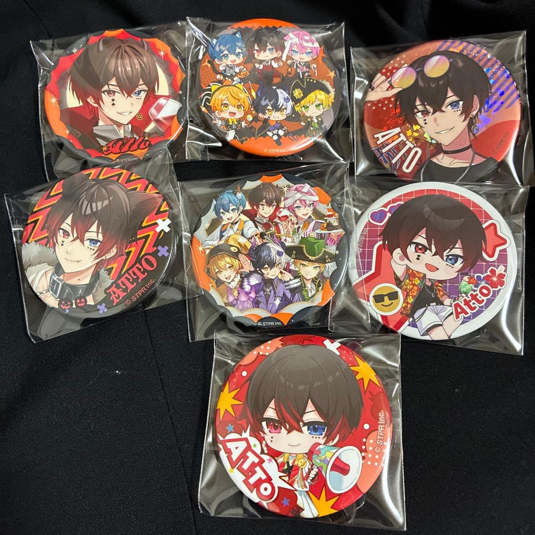 AMPTAKxCOLORS あっとくん 缶バッジセット - メルカリ