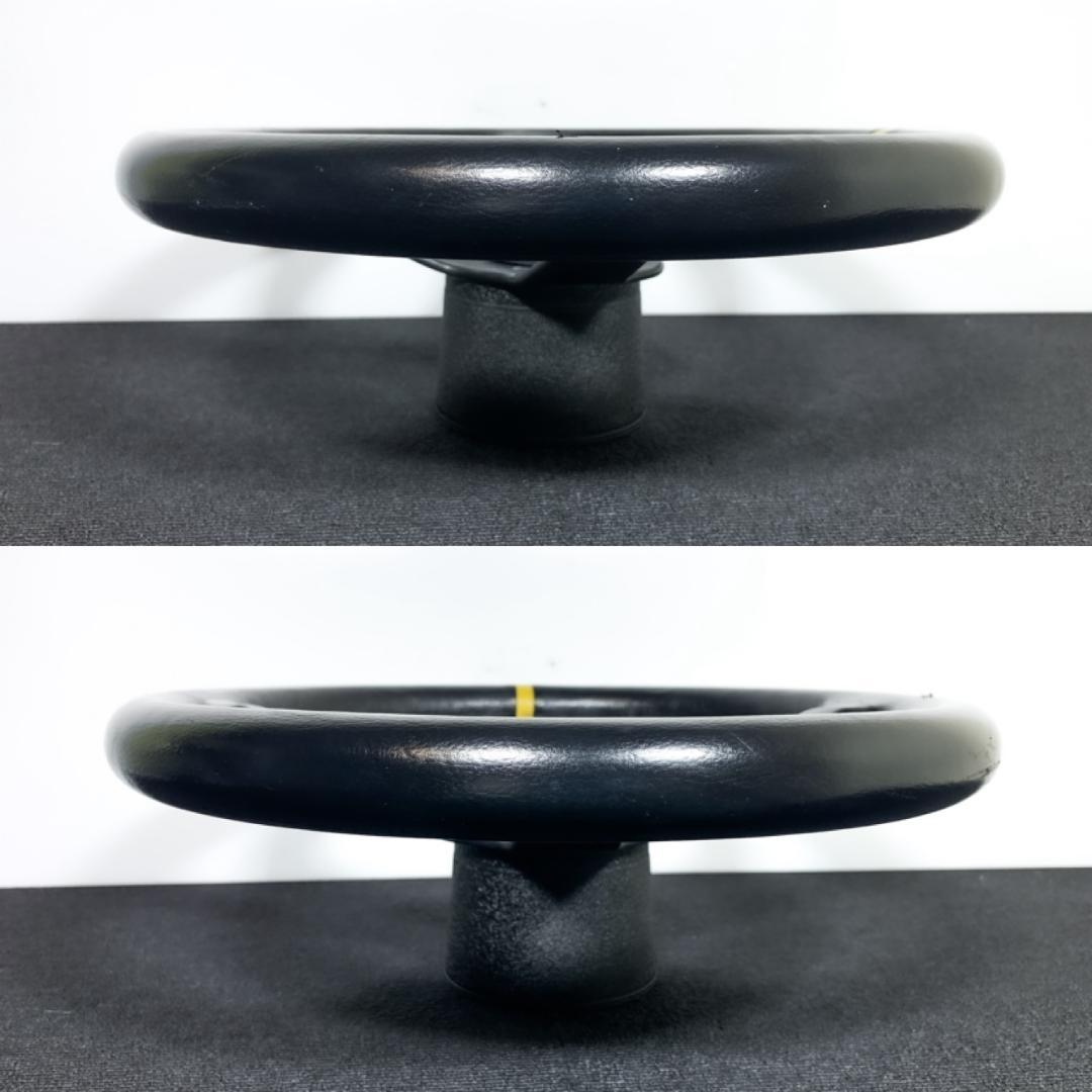 スパルコ R345 ディープコーン レザーステアリング 良品 ホーンボタン