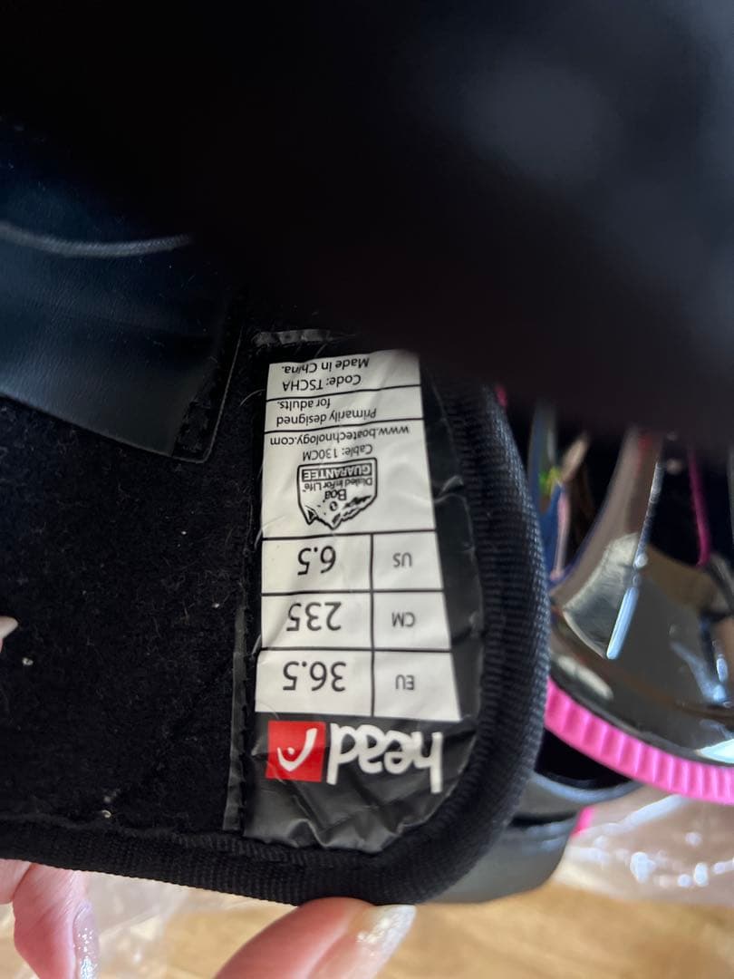 head スノーボードブーツ バインディング　セットブラック/ピンク