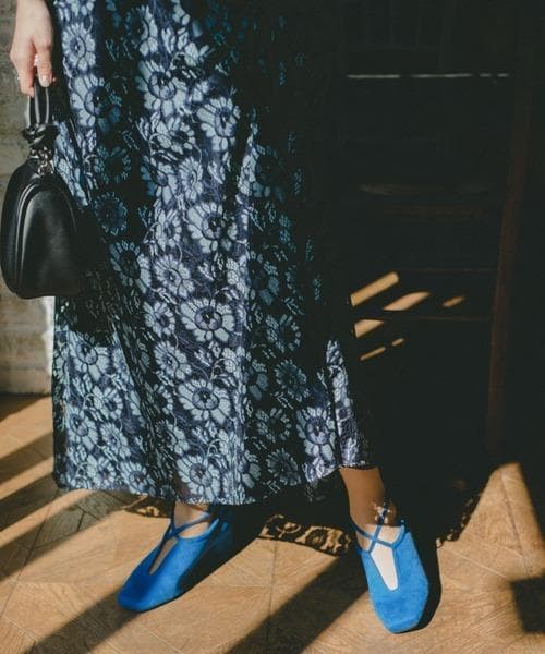 美品 Kastane カスタネ ドレス マキシワンピース 結婚式 パーティー M