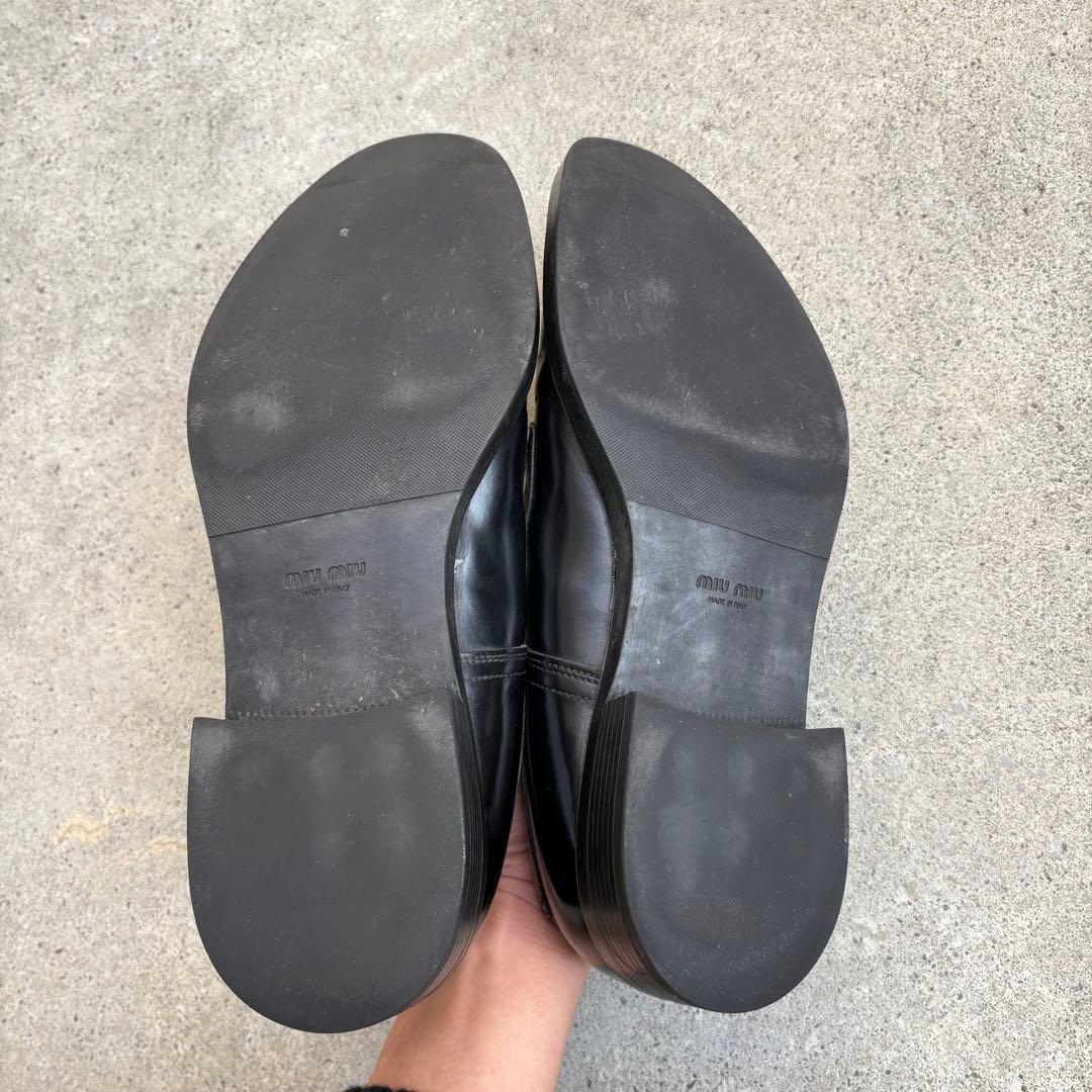 靴 miu miu archive pointed toe shoes