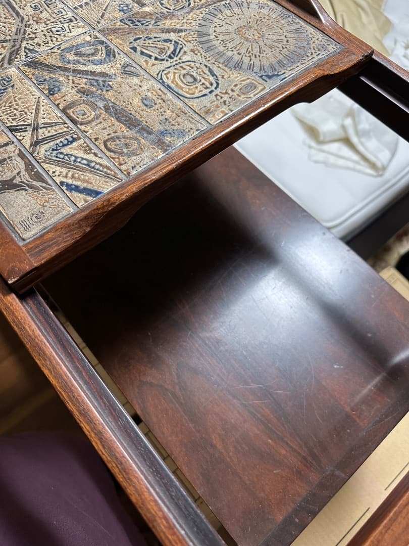 ロイヤルコペンハーゲン✖️ハスレヴ アンモナイトサイドテーブル北欧