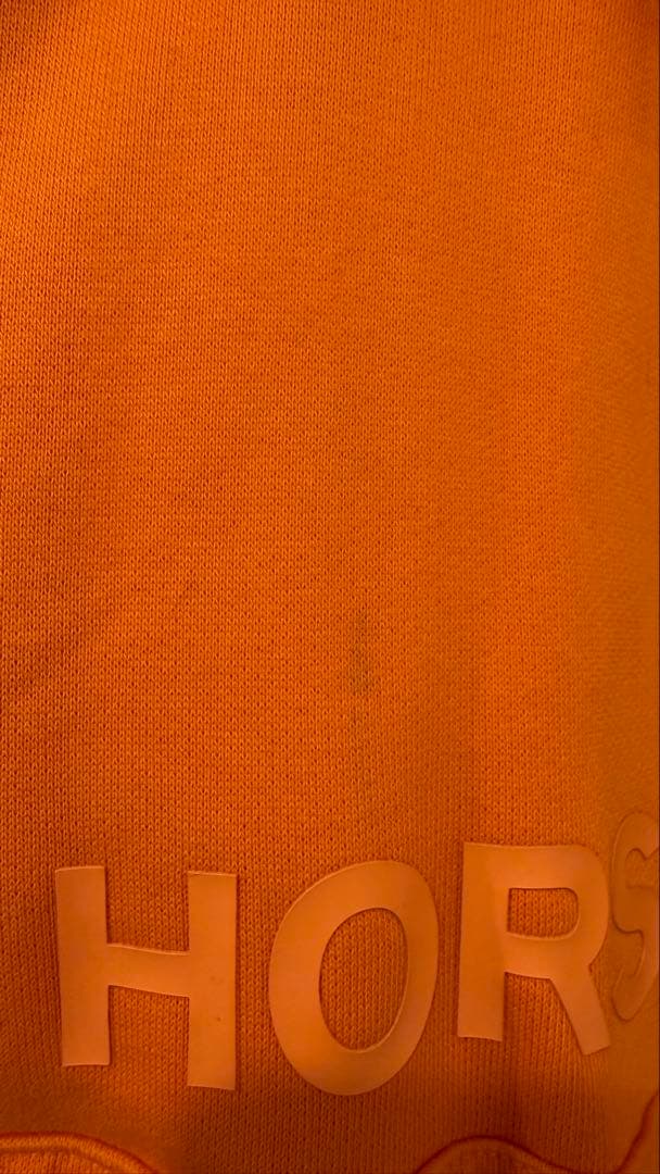 BURBERRY オレンジ フード付きパーカー - メルカリ