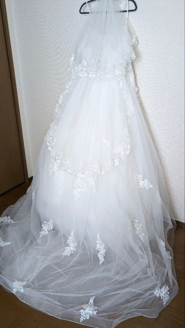 mei様専用/ウェディングドレス トレーン＆ベール＆インナースカート