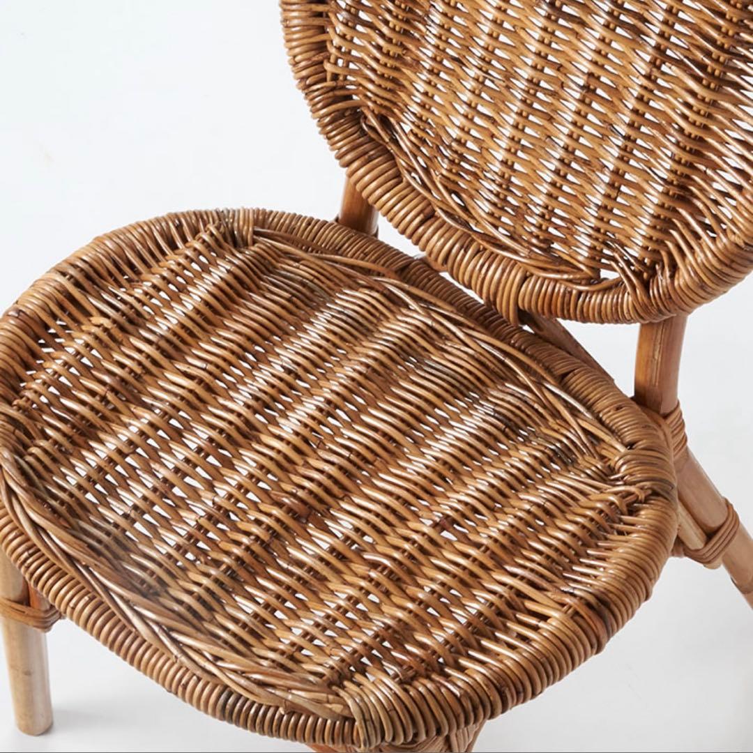 みけとら　ラタン　チェア　ナチュラル　アラログ　新品未使用