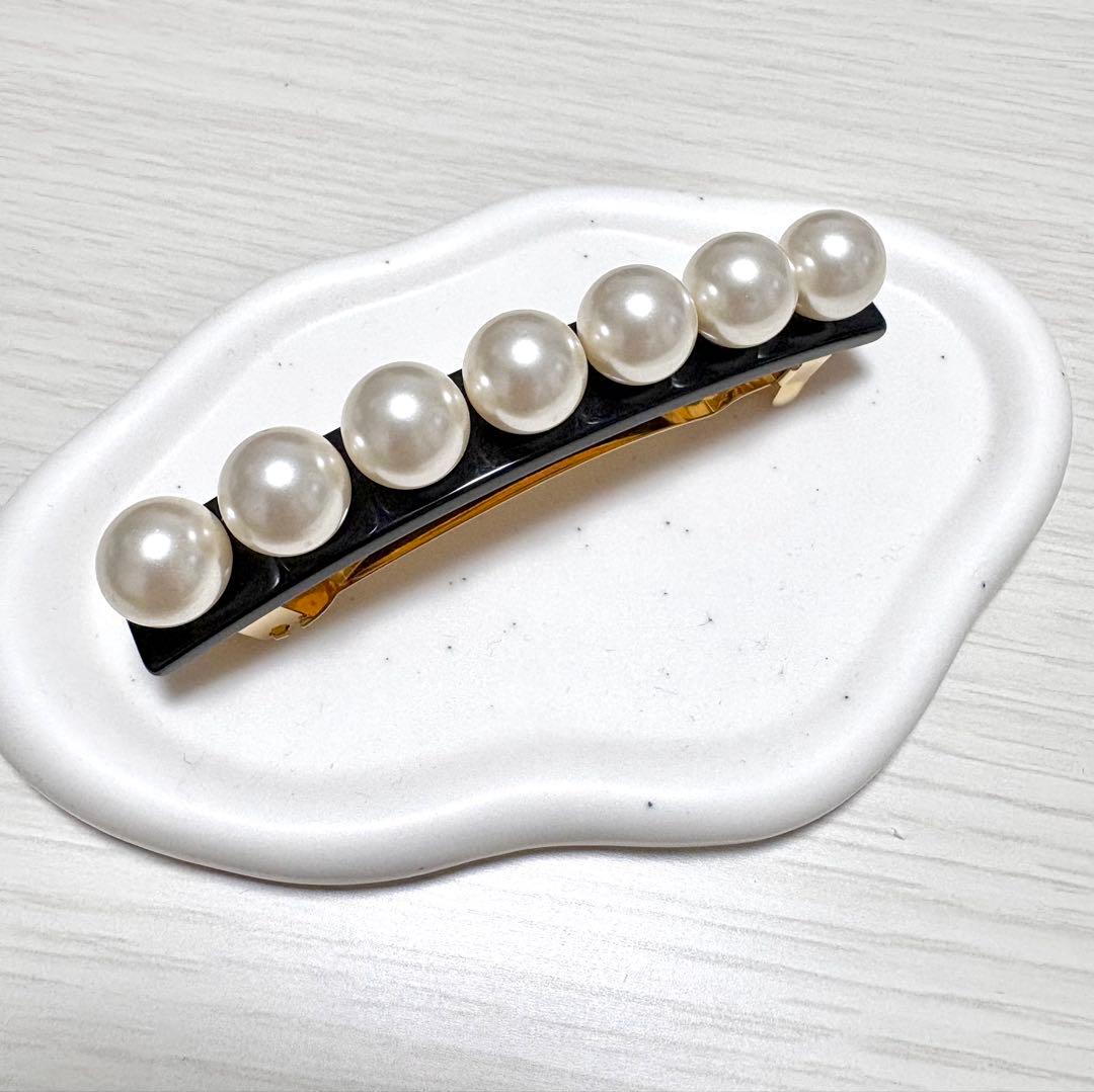 アレクサンドルドゥパリ パール バレッタ 8cm アレクサンドル ドゥ パリ ALEXANDRE DE PARIS 8cm バレッタ aa8-18264