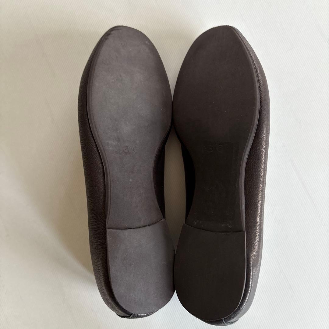 VIEILLE（ヴィエイユ）ゴートレザー パンプス 黒 36 23cm